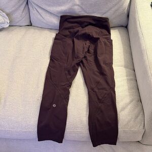 Lulu lemon dark purple High-Waisted Leggings